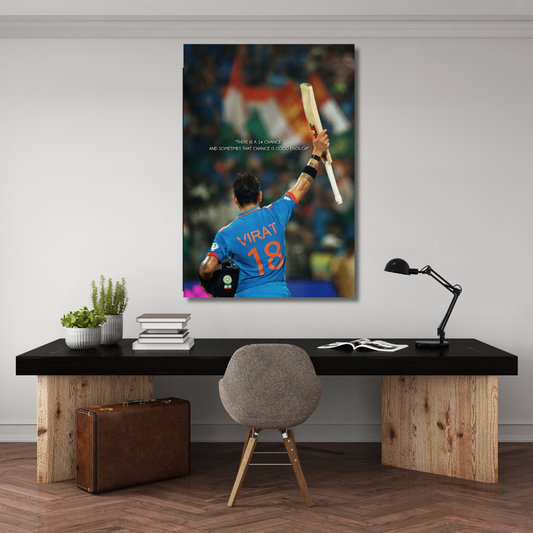 Virat Kohli Canvas Wall Art – Premium Gallery Wrap