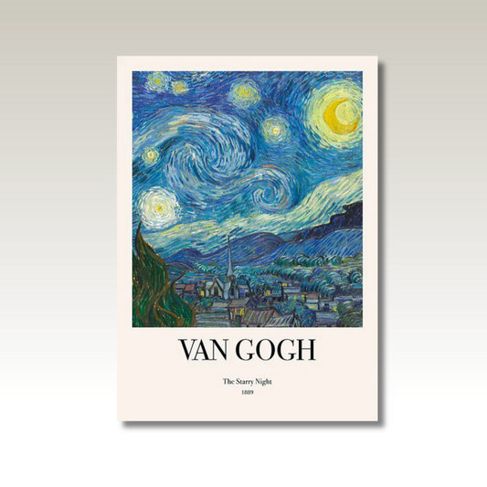 Van Gogh Vintage Canvas Art – Classic Masterpiece Wall Decor