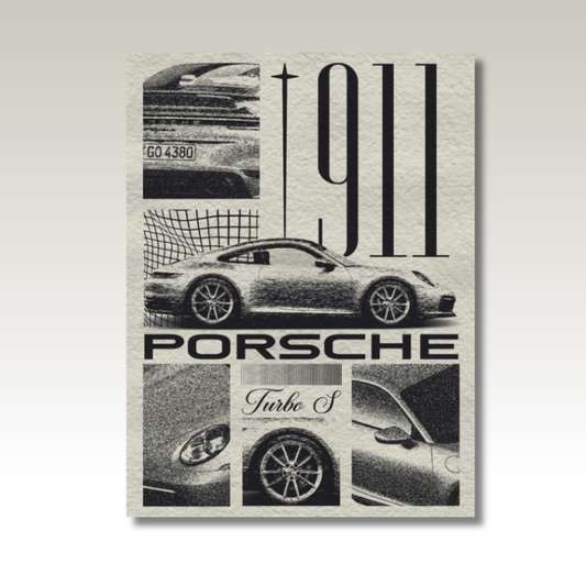 Porsche 911 – Timeless Speed on Canvas