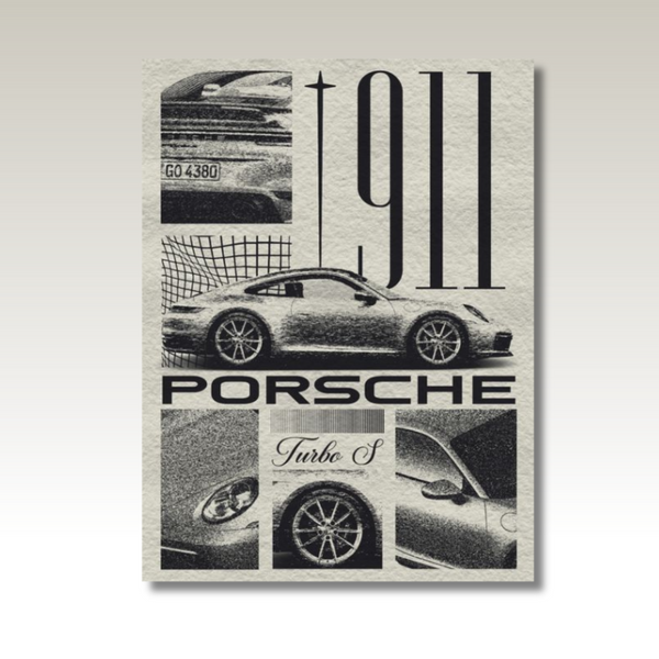 Porsche 911 – Timeless Speed on Canvas
