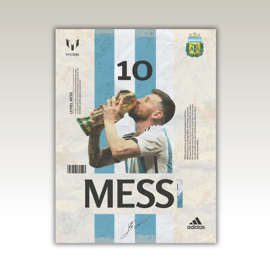 Lionel Messi Canvas Wall Art – Football Greatness Gallery Wrap