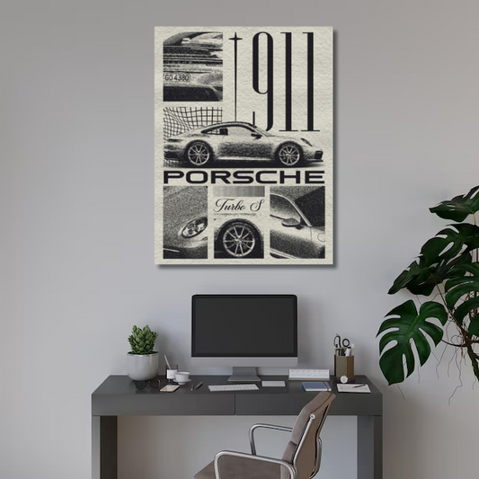Porsche 911 – Timeless Speed on Canvas